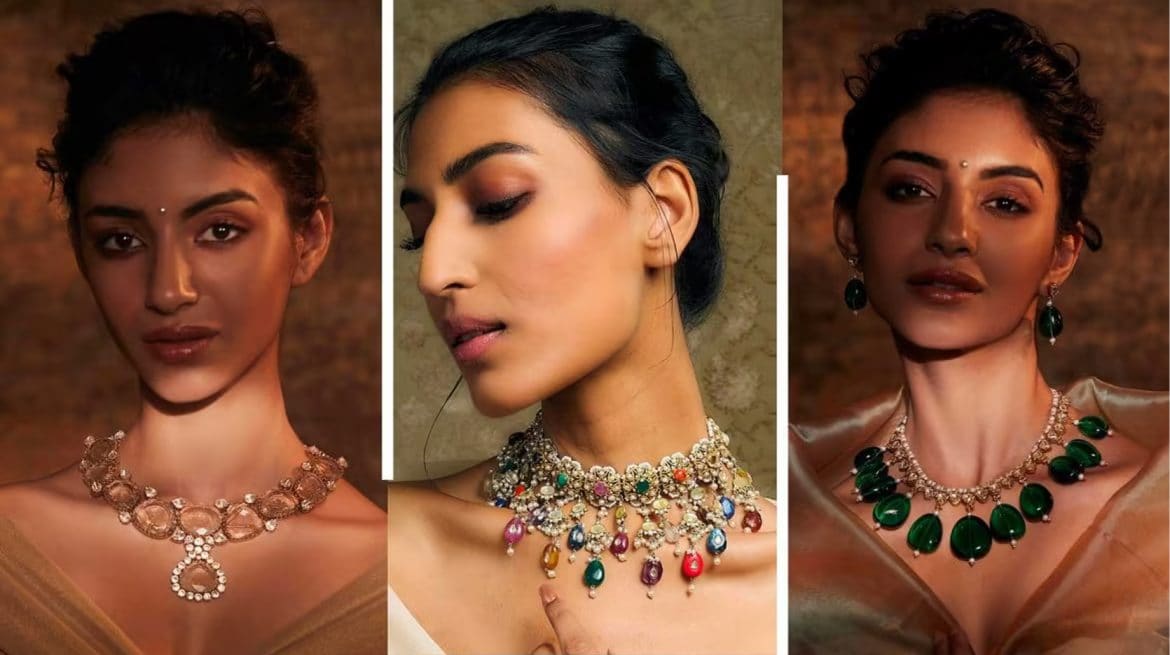 Contemporary Bridal Jewellery Set