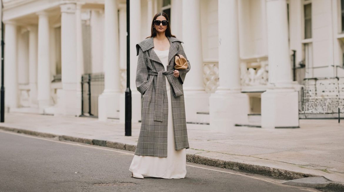 Shop Sonam Kapoors Similar Trench Coats from Aza Fashions-New