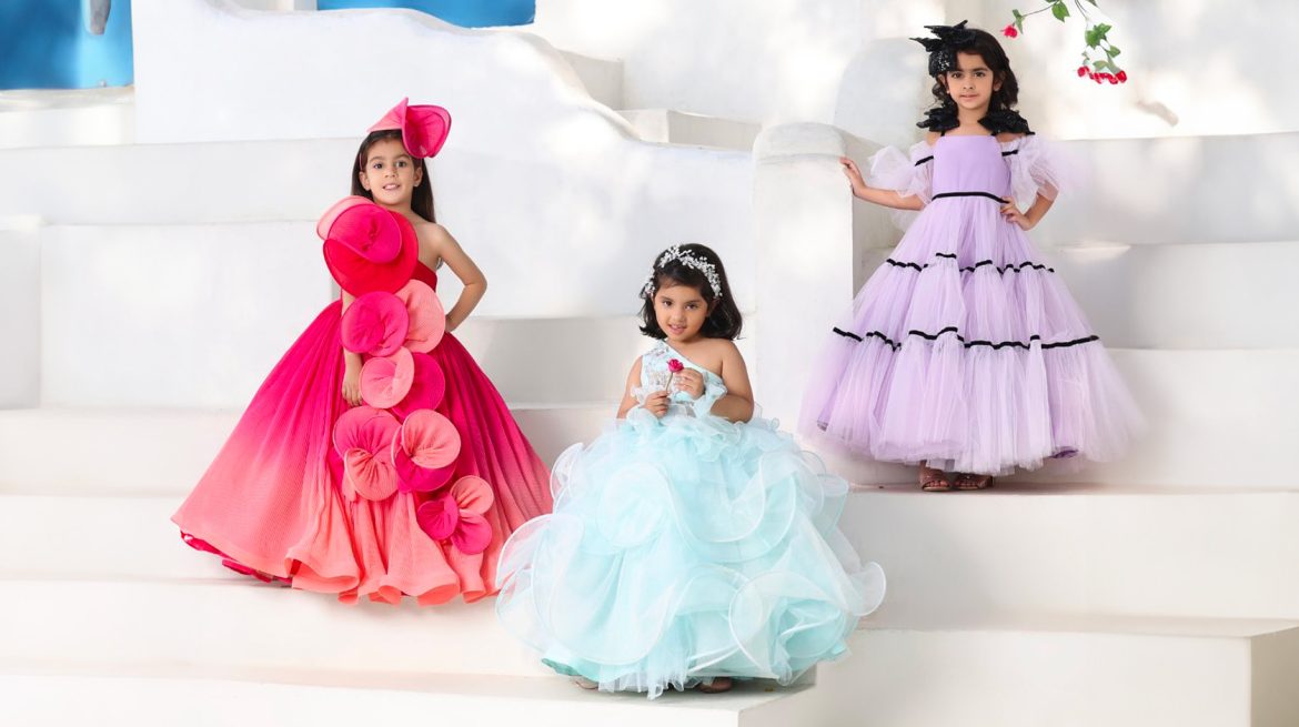 Shop Fayon Kids Party Dresses For Girls at Aza Fashions