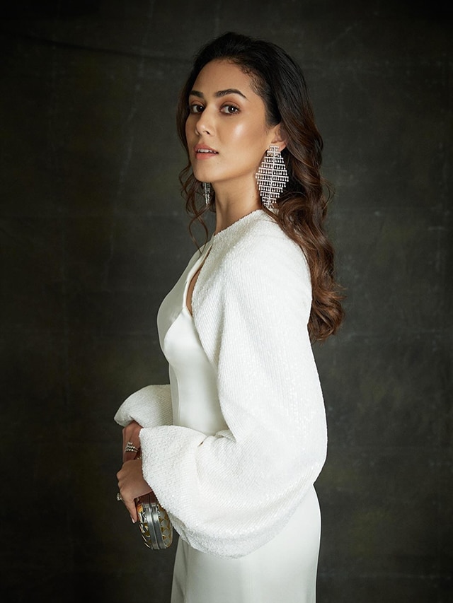 Mira Kapoor in a White Dress