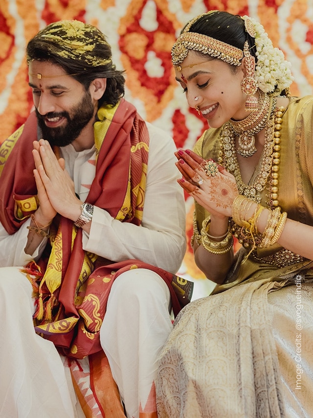 poster image Sobhita Dhulipala Wedding looks