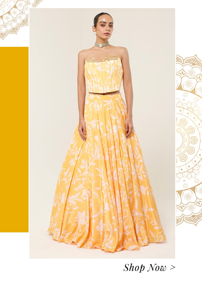 Modern Glam Corset Lehenga