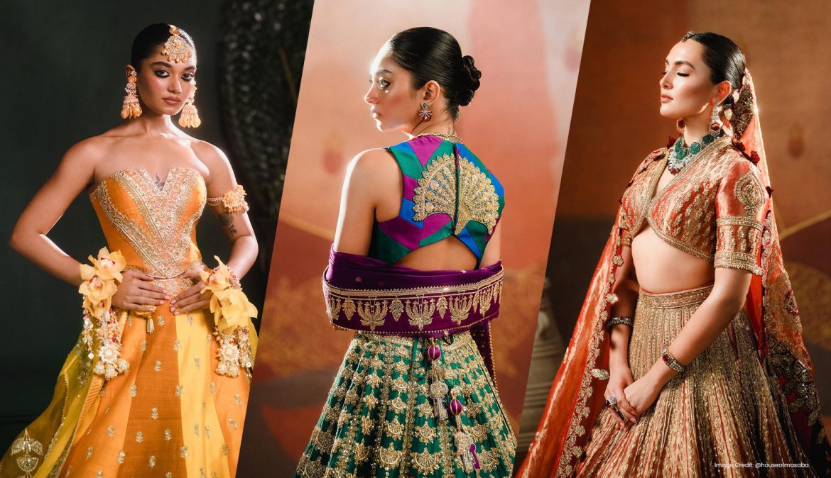 Silk Lehenga Blouse Designs