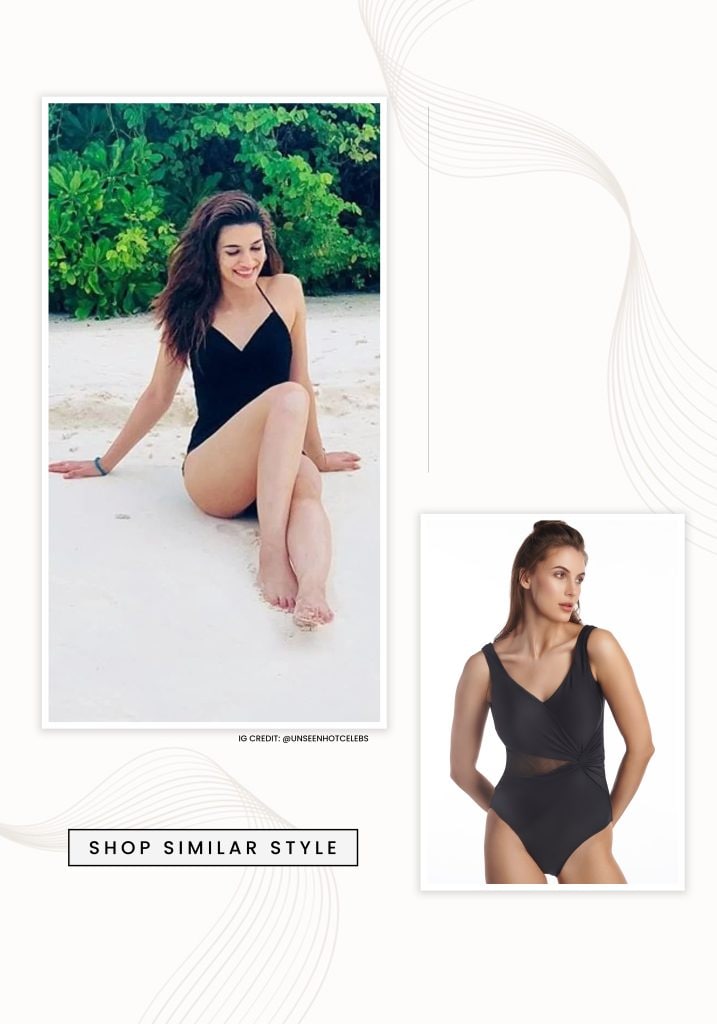 Kriti sanon inspired v-neck monokini