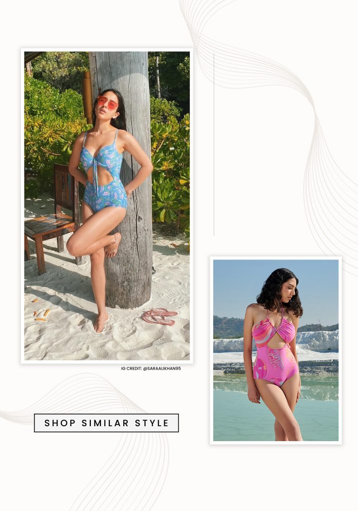 Sara Ali Khan in cutout monokini