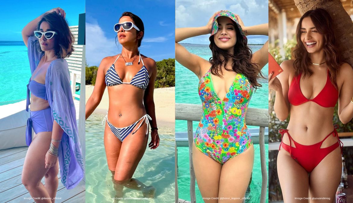 Bollywood celebrities wearing swimwear