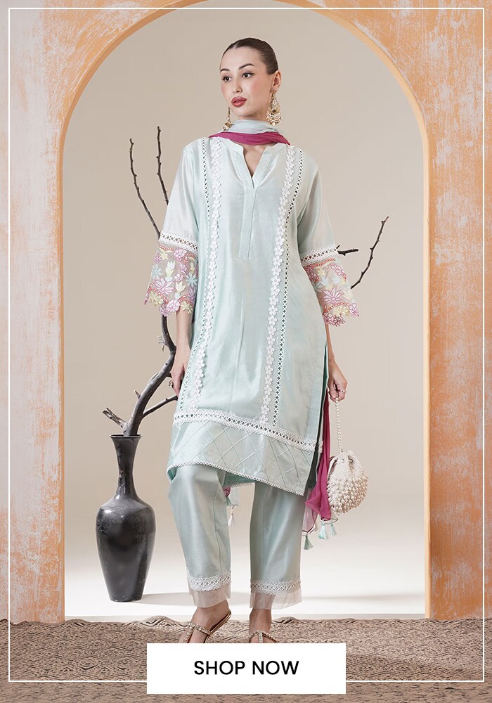 Sky Blue Classic Kurta Set 