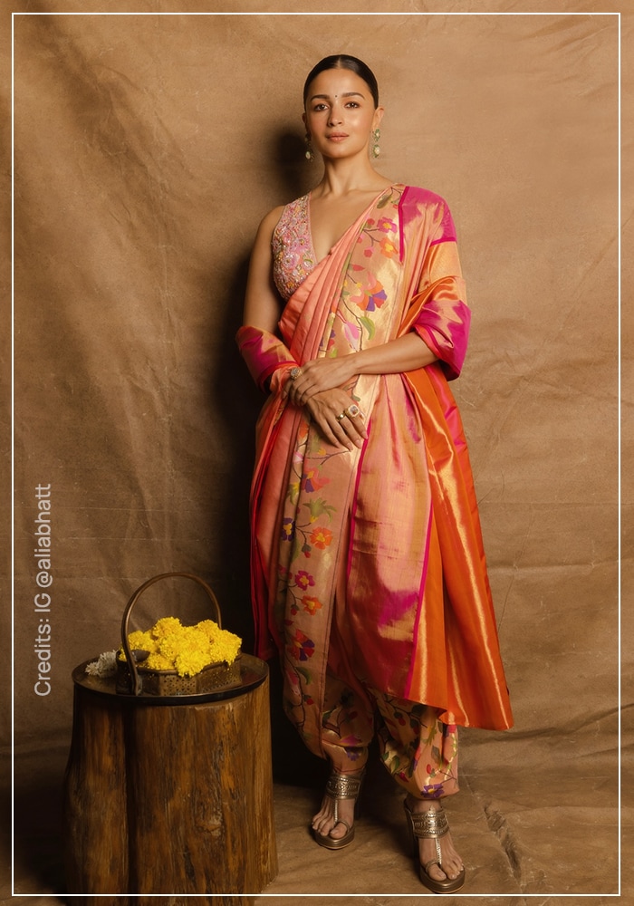 Kanjeevaram Saree- Alia Bhatt