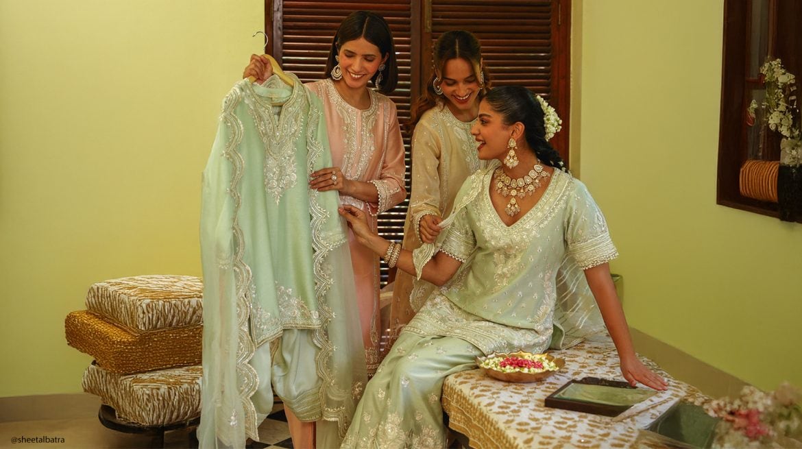 Luxury festive looks on sale at Aza Fashions