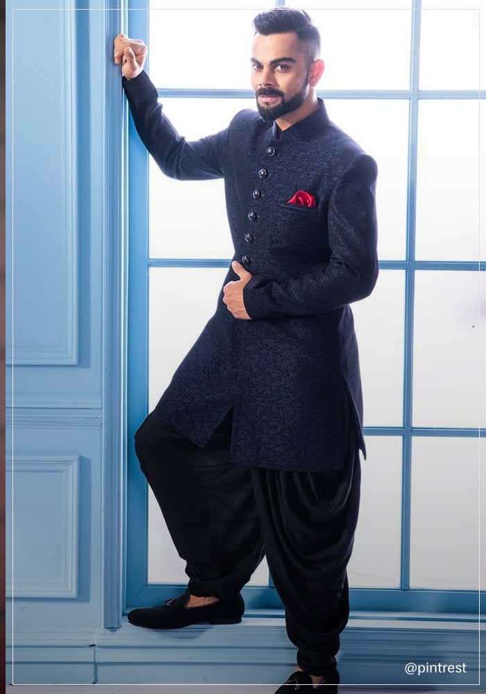 Virat in Indo western attire
