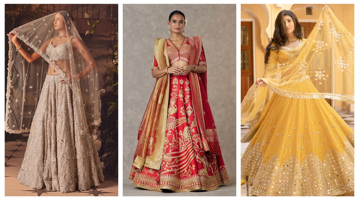 Bridal lehenga colors as per zodiac sign
