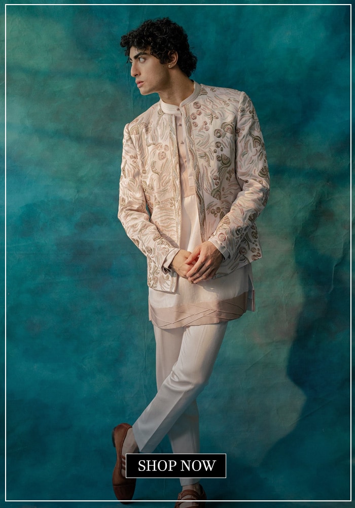 Pin tuck kurta and pant set