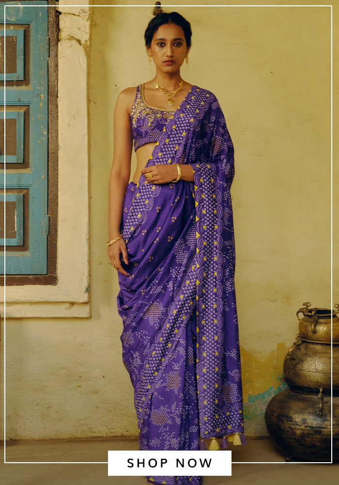 Bandhani Printed Saree