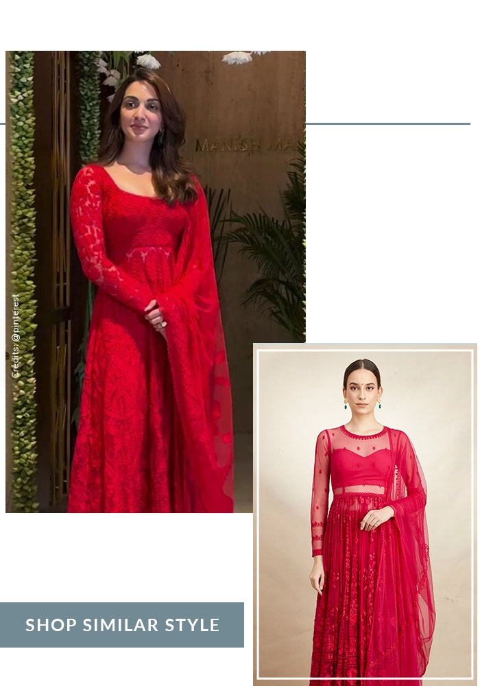 Kiara in anarkali set