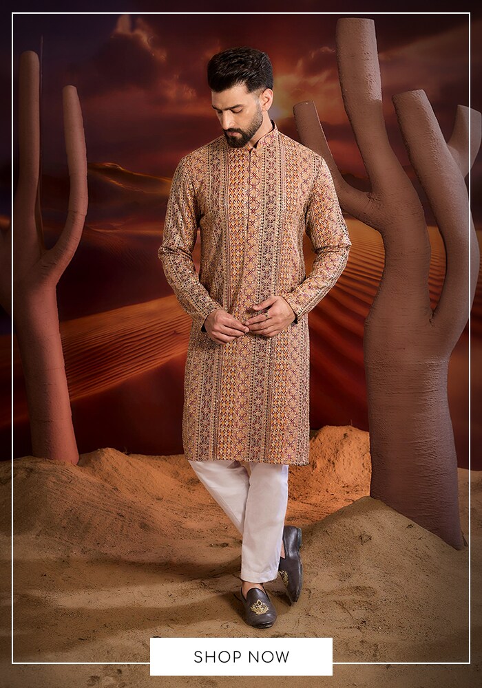 Ornately Embroidered Kurtas
