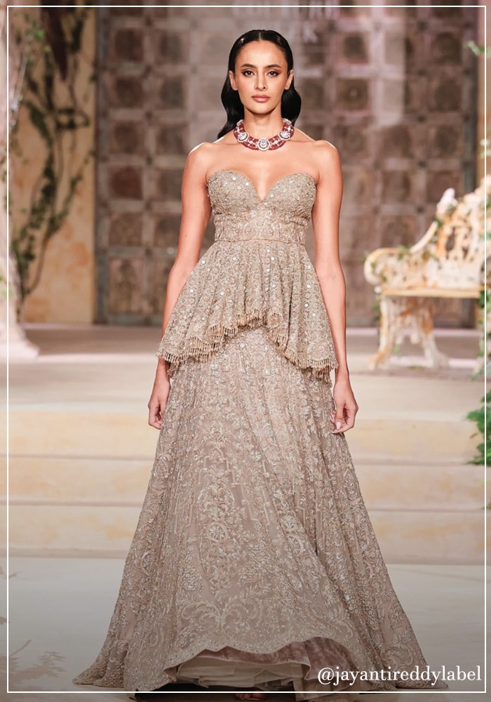 The comeback of peplum trend