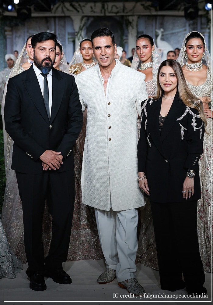 Akshay Kumar and Falguni Shane Peacock