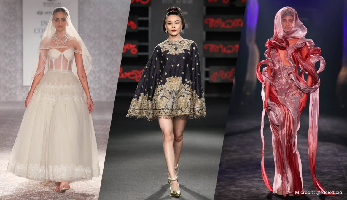 Trends showcased on India Couture Week 2025