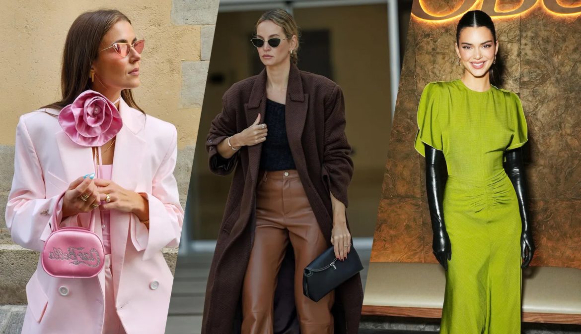 Hollywood celebrities wearing fall's trending colors