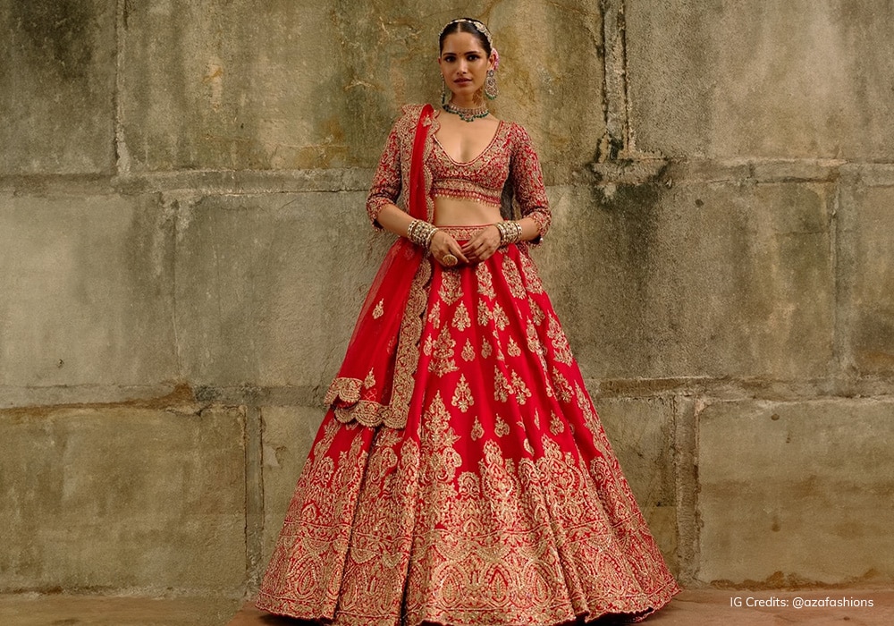 Shop Designer Bridal Lehengas Online in the USA 