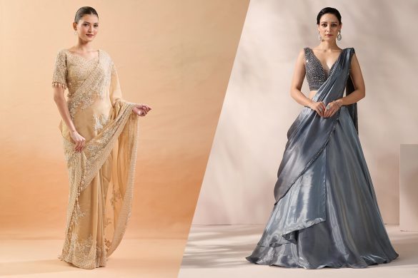 Saree vs. Half Saree