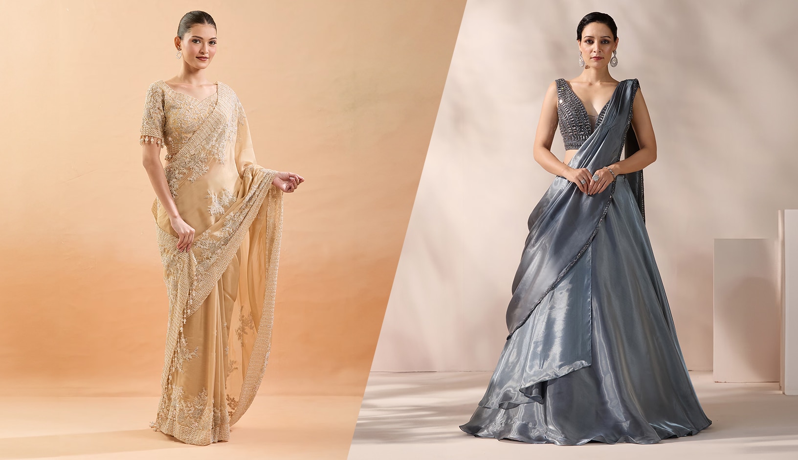 Saree vs. Half Saree