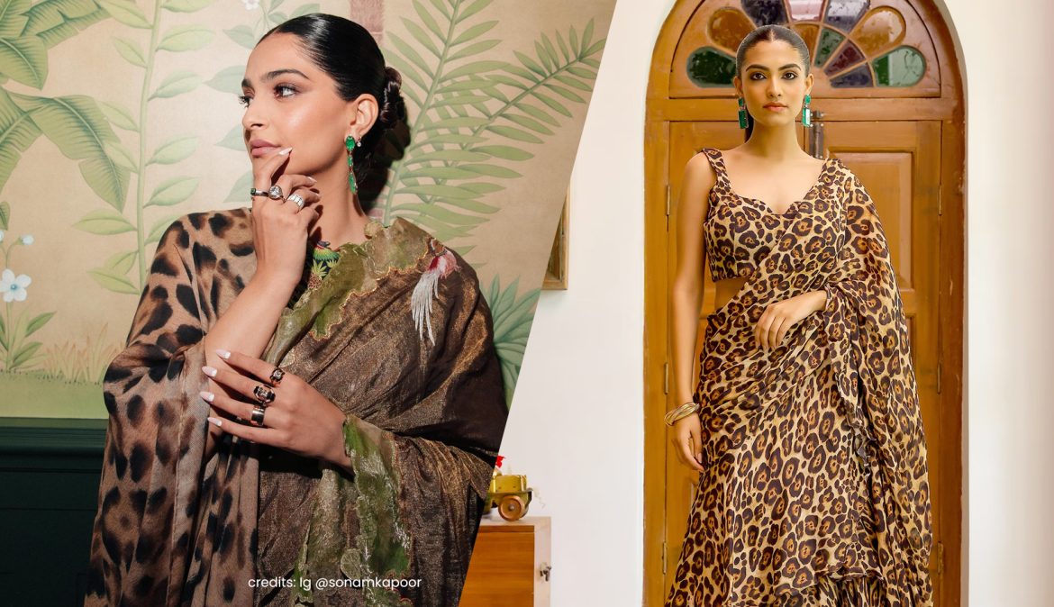 Animal Prints on Sarees? The Festive Trend You’ll See Everywhere This Season