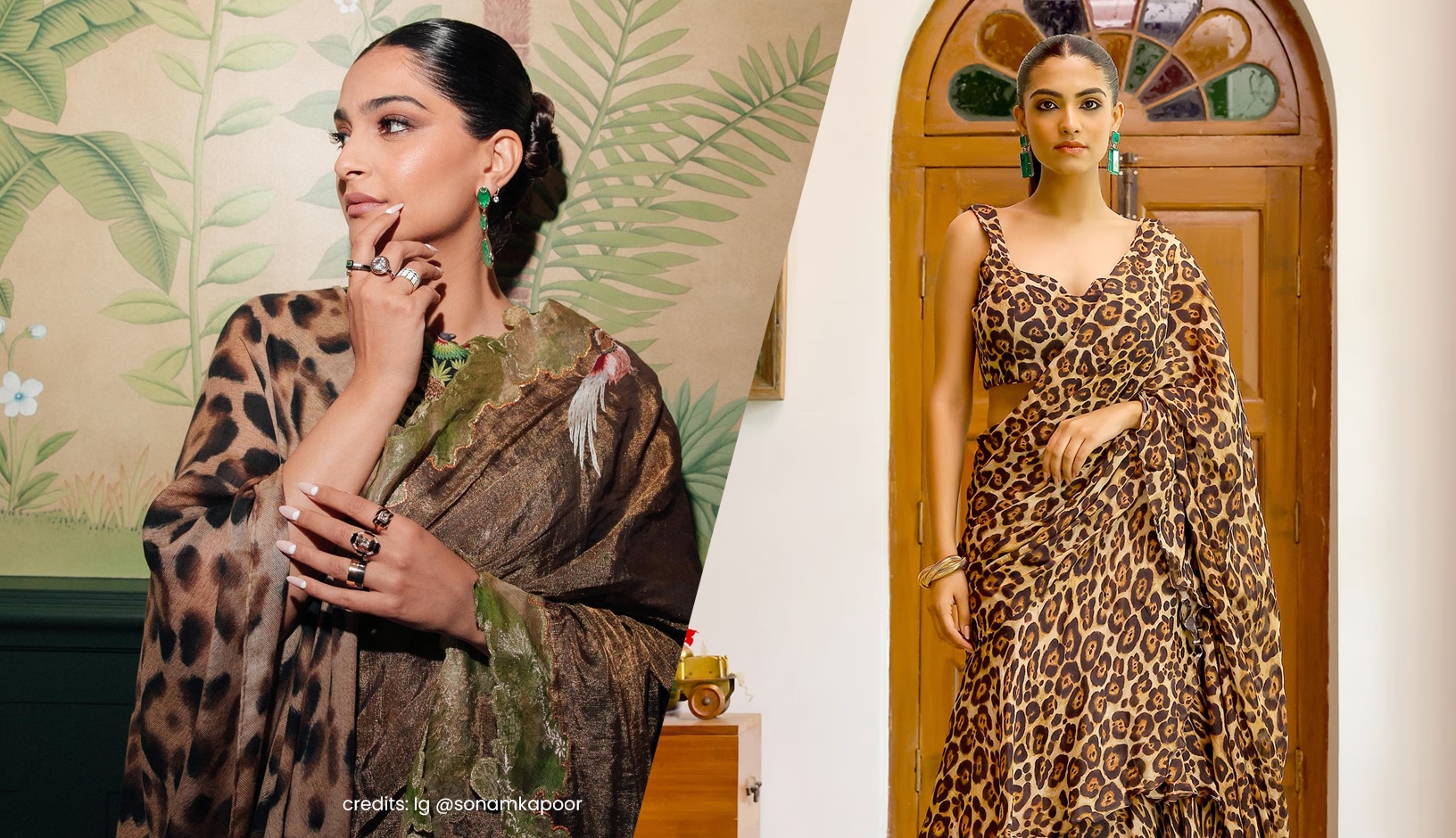 Animal Prints on Sarees? The Festive Trend You’ll See Everywhere This Season