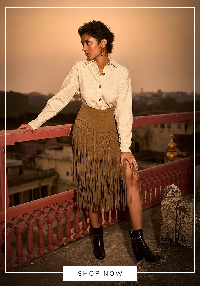 Suede Skirts, Pants and Dresses 