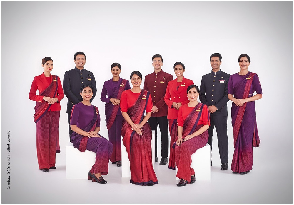 Manish Malhotra designed Air India costumes
