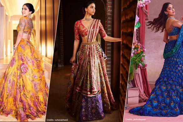 Bollywood celeb wearing lehenga choli