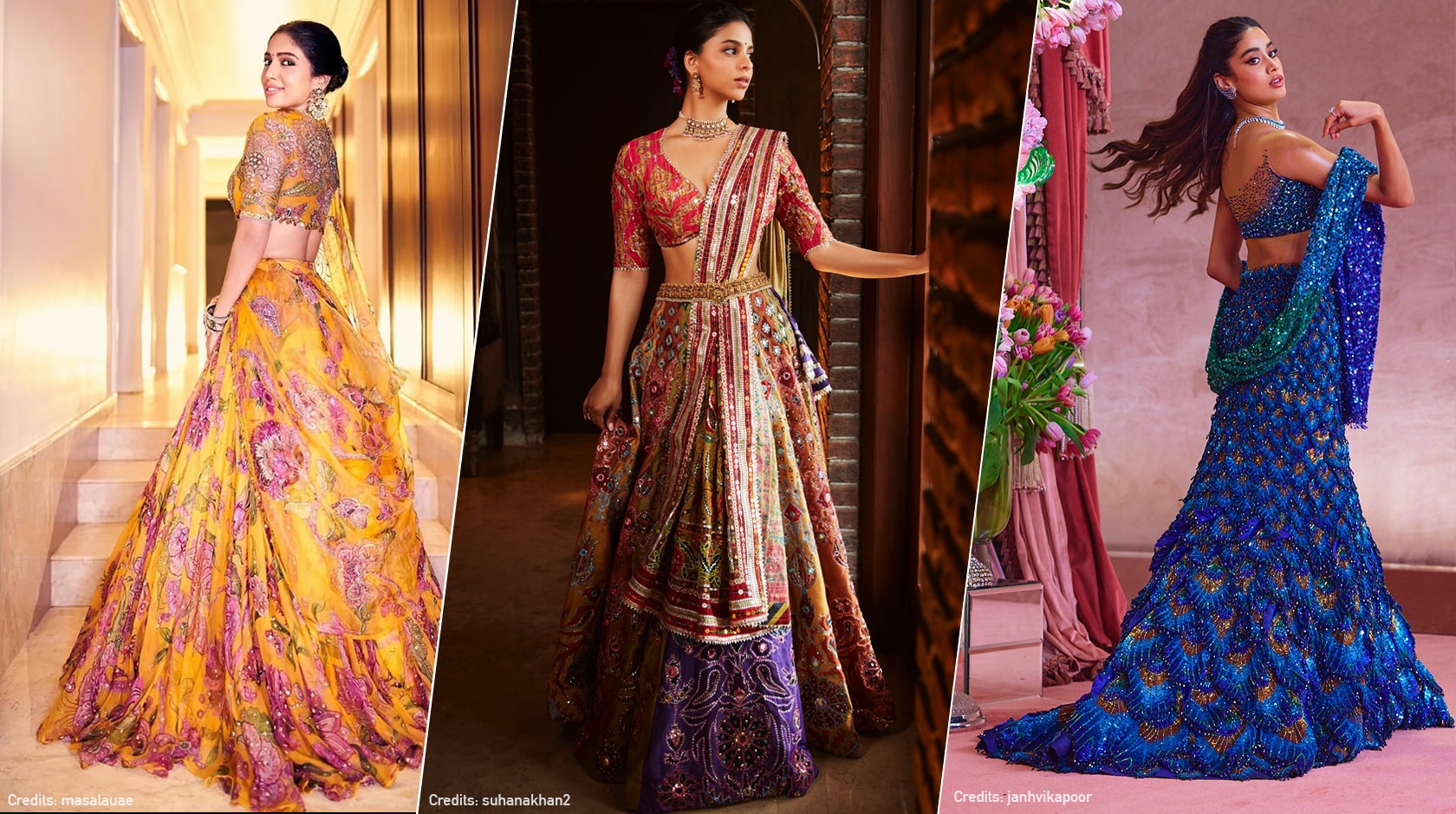 Bollywood celeb wearing lehenga choli