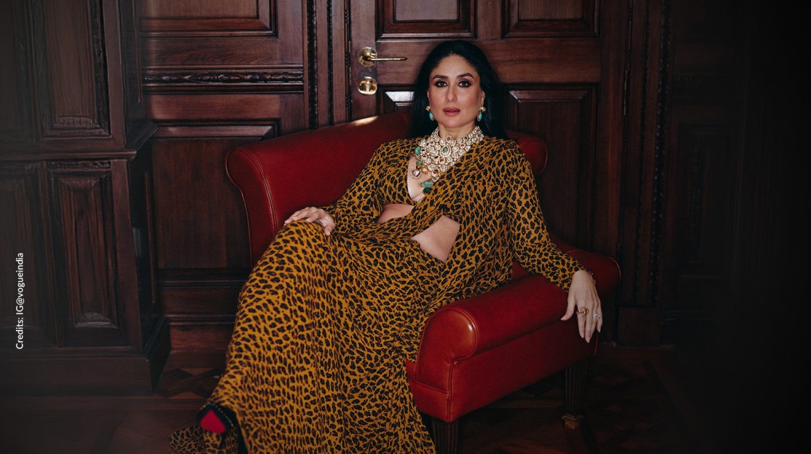 Celebrities wearing animal prints