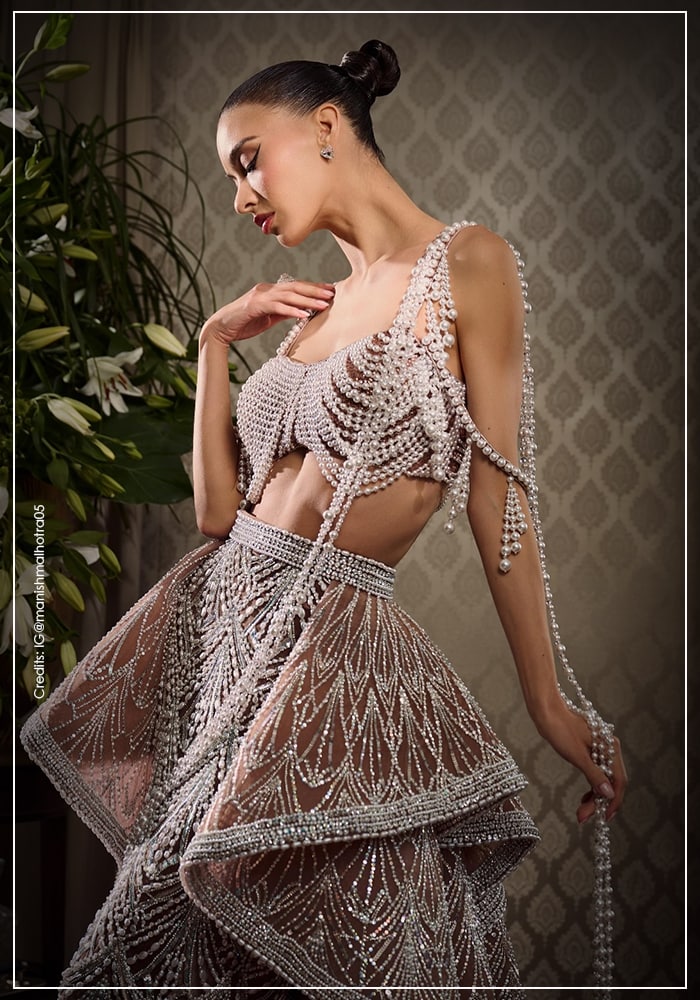 Flattering silhouettes by Manish Malhotra