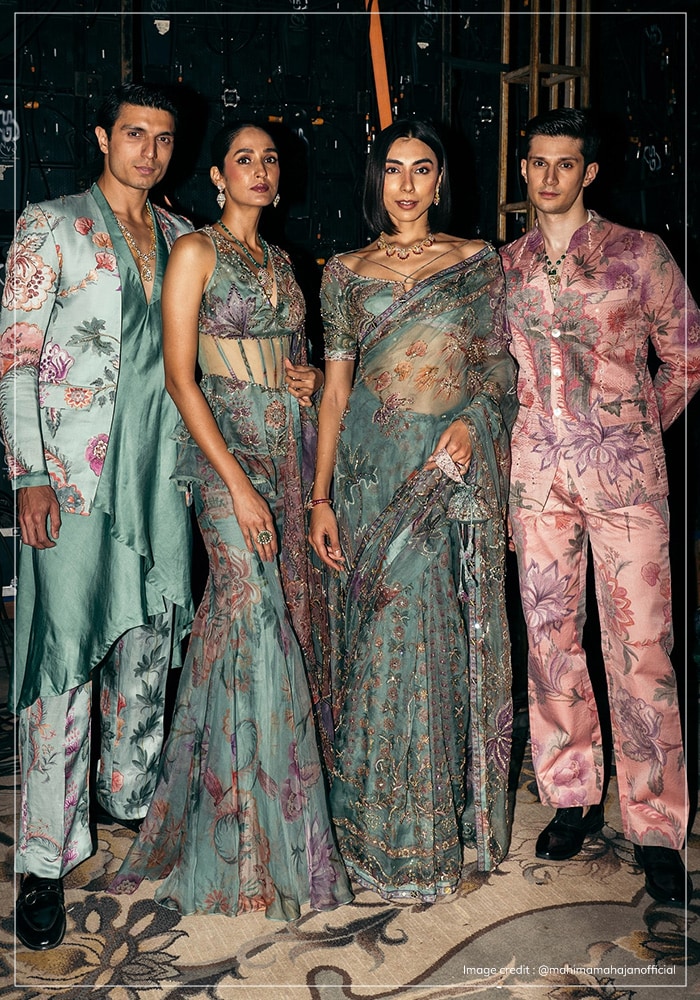 Models in Mahima Mahajan outfits