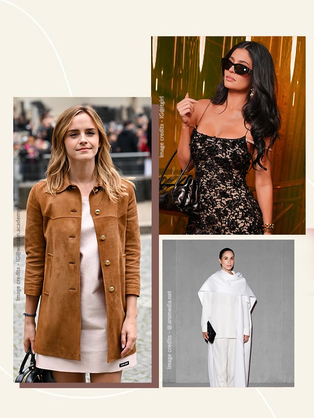 Celebrities at paris fashion week