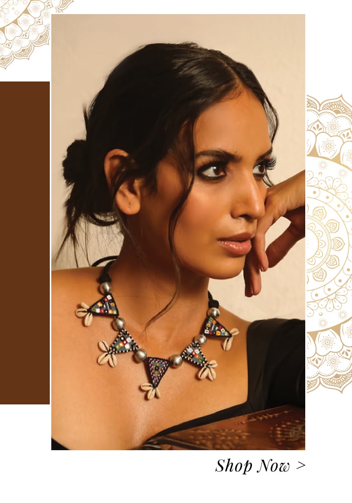 Shell tassel necklace