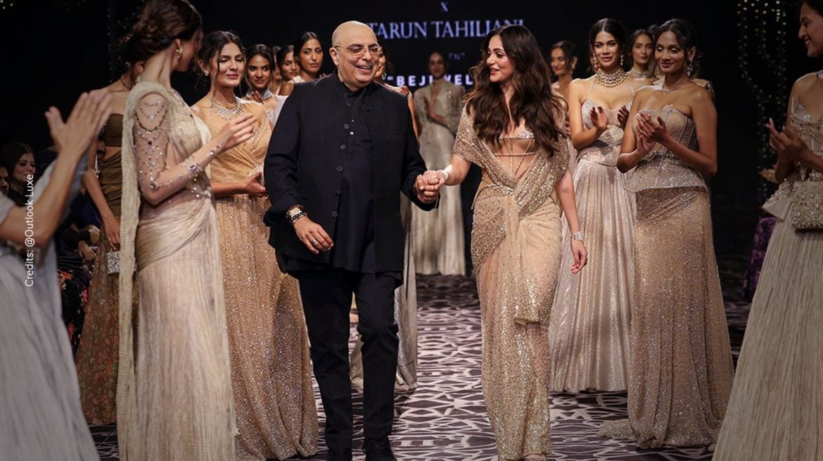 Tarun Tahiliani with Aneet Padda