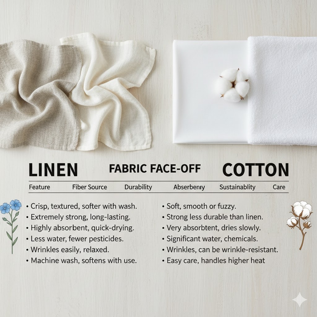 Linen vs. Cotton: What's the Difference? 