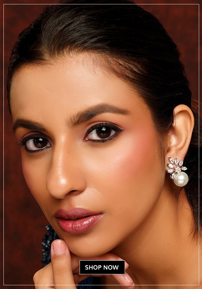 This Wedding Season, Swap Danglers for Stunning Studs Under 5K! 2 Pearl embellished studs