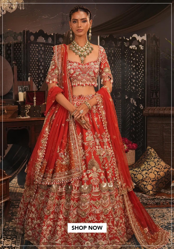 Red Lehenga