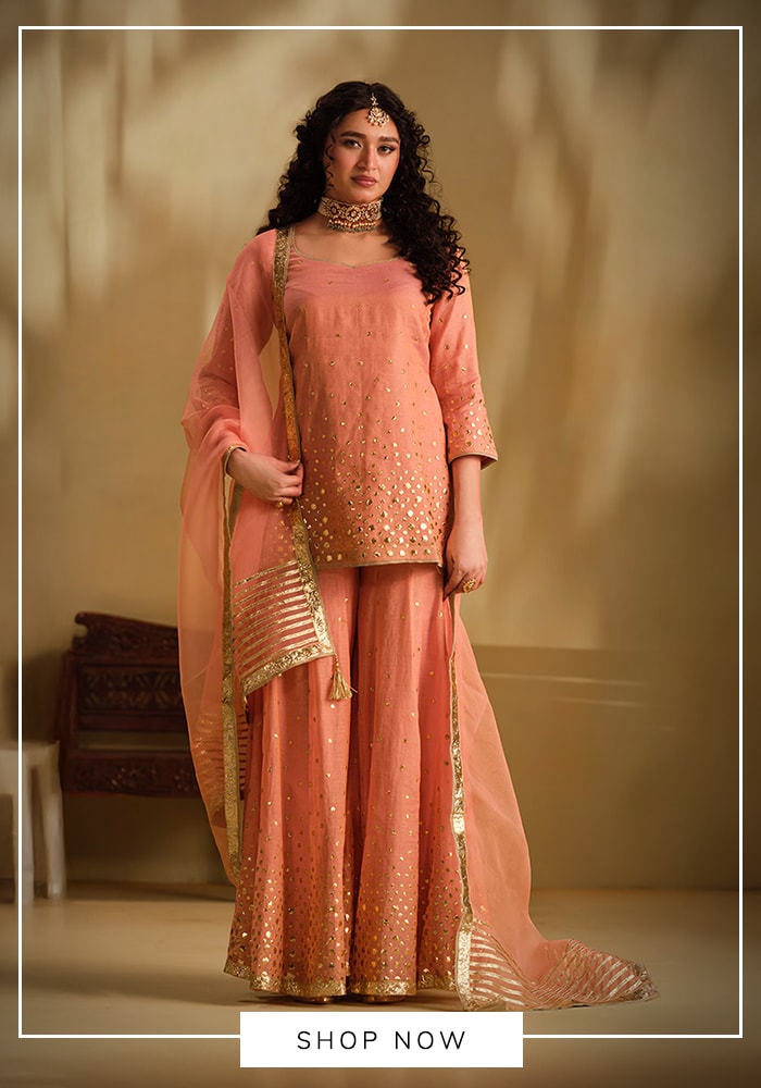 Sharara and Gharara Sets: A Timeless Ethnic Trend 2 Sharara and Gharara Sets: A Timeless Ethnic Trend