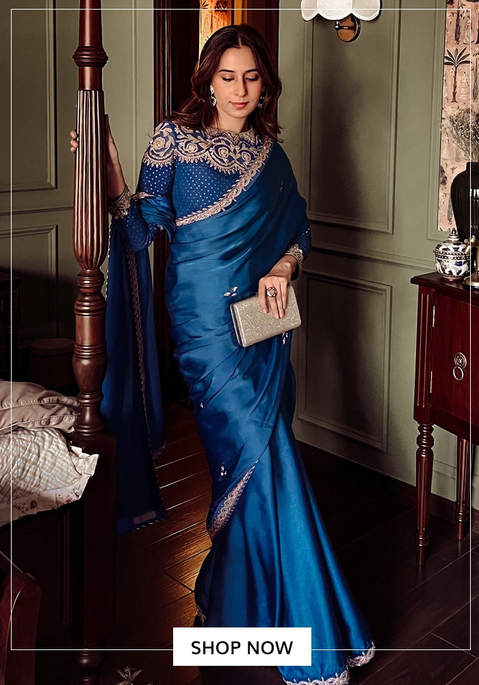 Luxury on a Budget: Designer Satin Sarees Under 50K 6 Luxury on a Budget: Designer Satin Sarees Under 50K