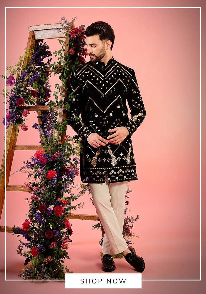 Black Wedding Dress for Men 