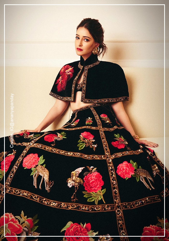 Ananya Panday in Rohit Bal outfit