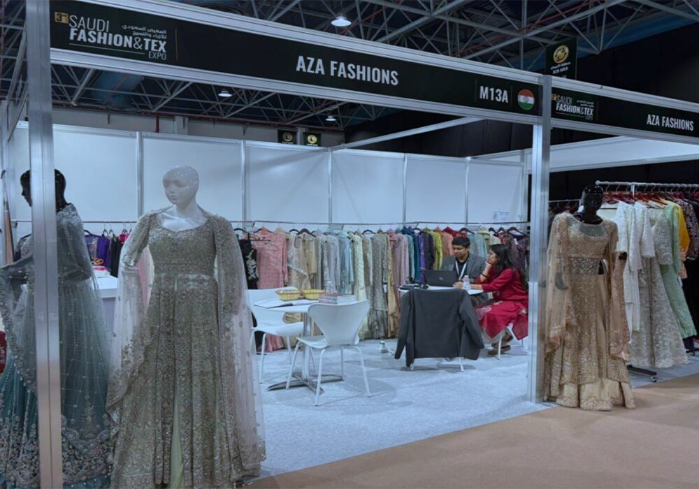 Aza Fashion stall at Saudi Arabia promo event