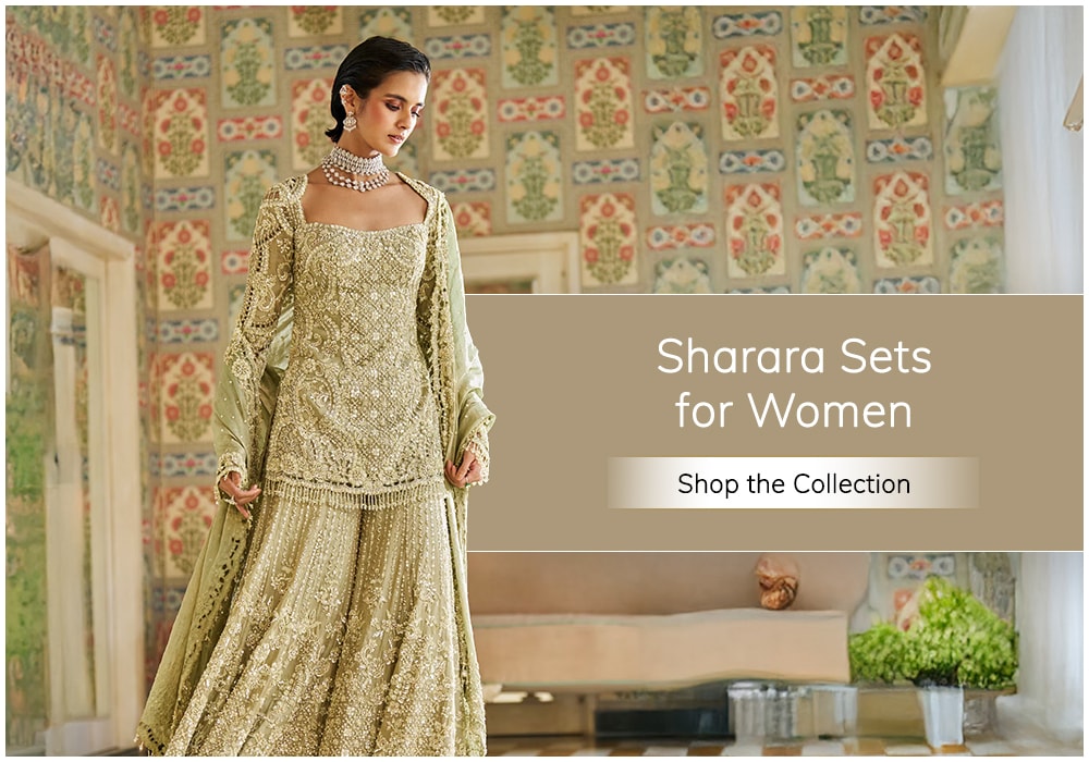 Best Wedding Sharara Set Designs for Haldi, Mehendi & Sangeet 1 Best Wedding Sharara Set Designs for Haldi, Mehendi & Sangeet