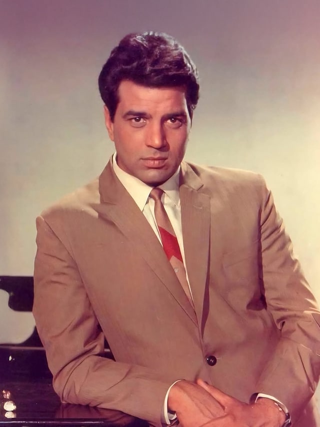 Dharmendra in suit
