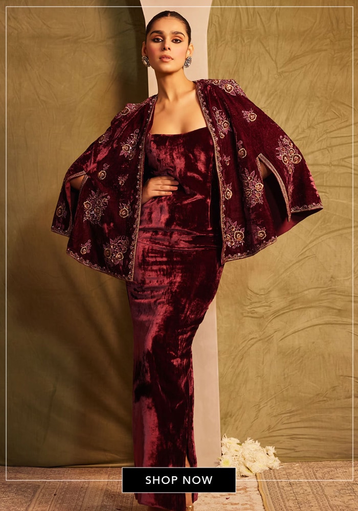 Winter Party Dresses Made for Hong Kong’s Hottest Night-Out Spots 4 Dress with cape