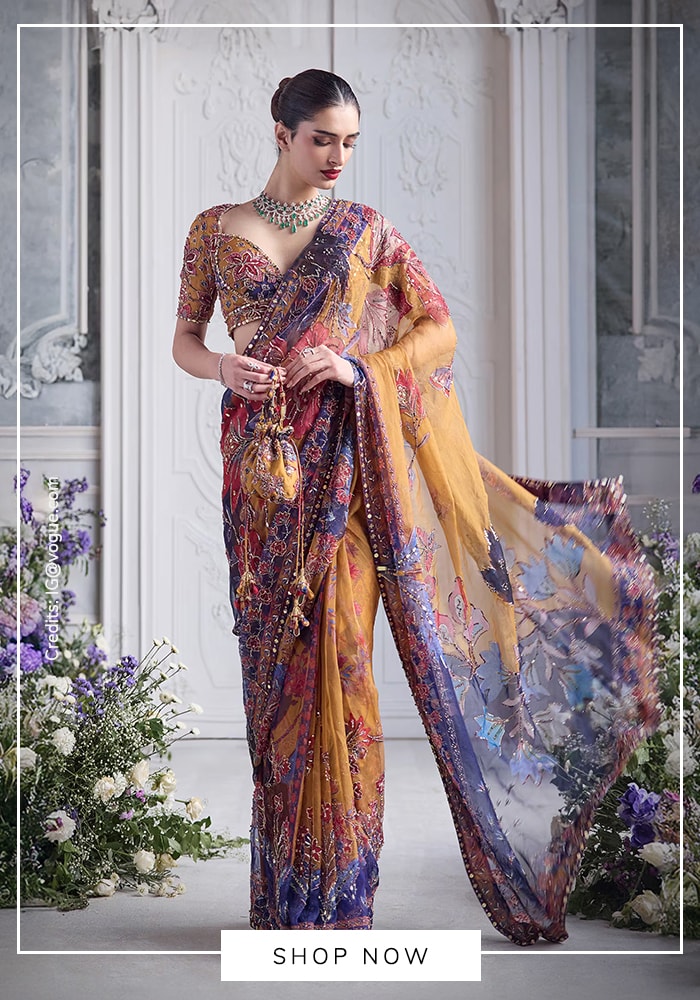 Effortless Pre-Draped Saree  